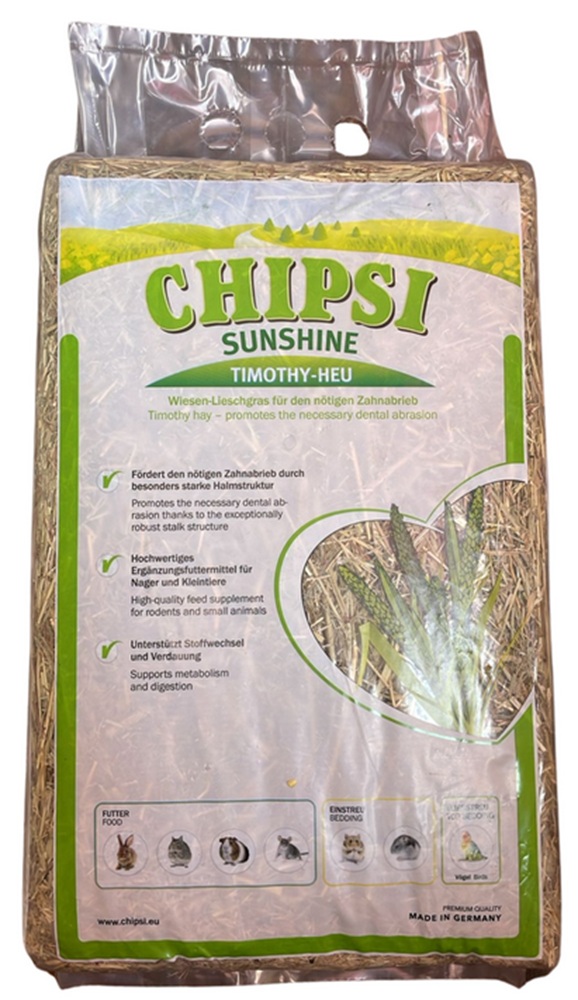 Chipsi Sunshine Plus Timothy Hay 800G
