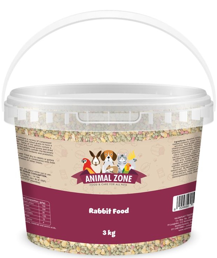 Animal Zone Rabbit Food 3 Kg