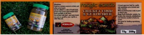Magic Earth Cricket Food & Gutloader 75G