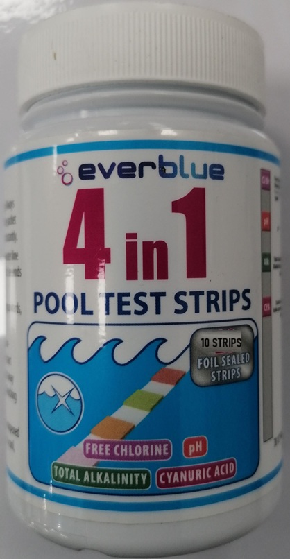 Everblue Water Testing Strips 4-In-1 10'S