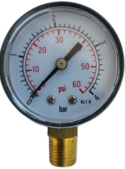 Quality Filter Pressure Gauge