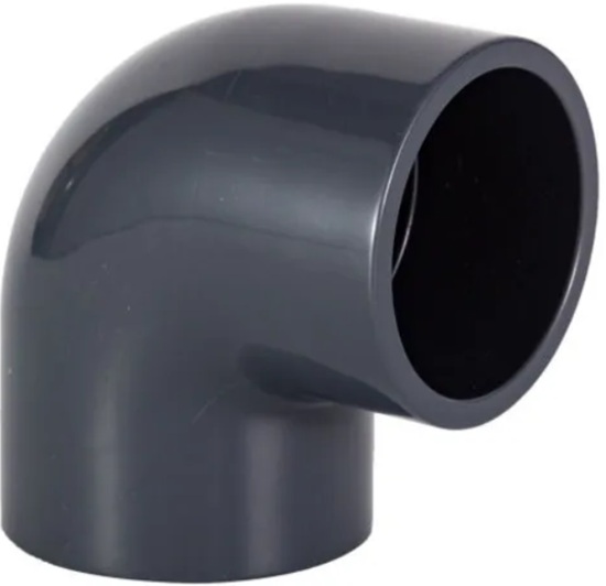 Pool-Tech Pvc 90-Degree Elbow Grey 50Mm
