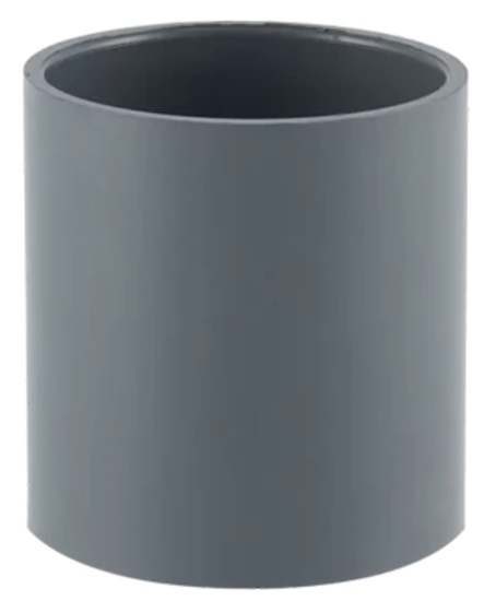 Quality Pvc Connector 50Mm H/D Grey (Hd15)