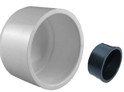 Quality Pvc End Cap White/Black 50Mm