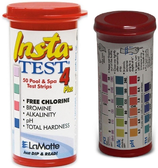 La Motte 4-In-1 Test Strips 50S