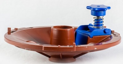 Pool-Tech Integrated Weir Vacuum Lid & Valve Brown