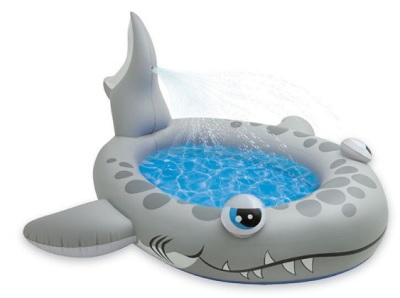Intex Kids Shark Inflatable Pool 230X226X107Cm