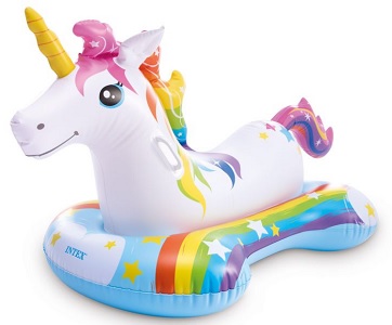 Intex Magical Unicorn Ride-On Inflatable Pool Float 163X86Cm