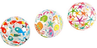 Intex Lively Print Beach Ball 50Cm Asstd.