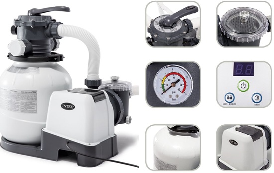 Intex Sand Filter & Pump C2100 220-240V >48 000Lt