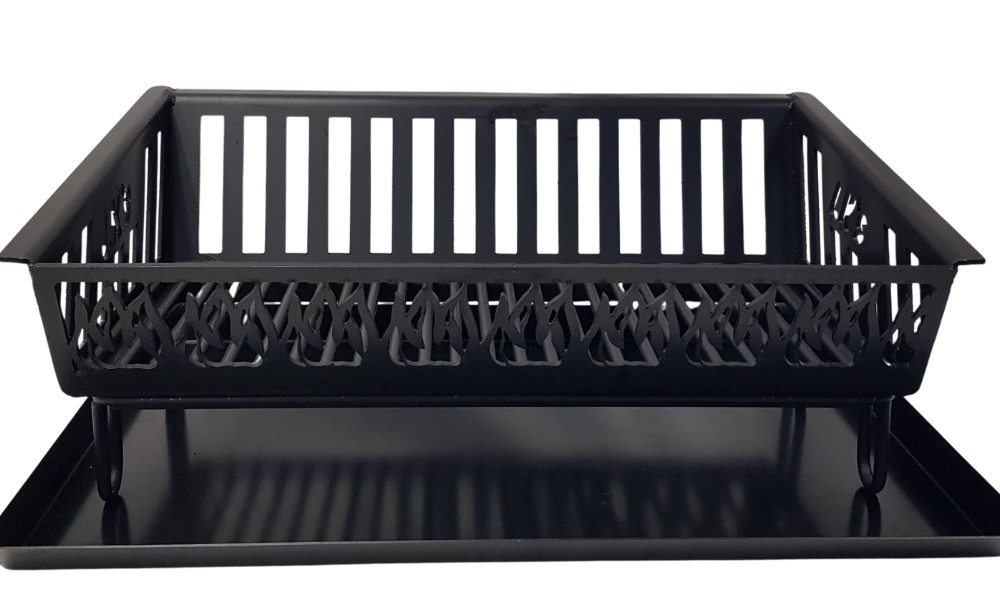 Lk's Braai Mild Steel Fire Place Log Burner & Tray 500Mm