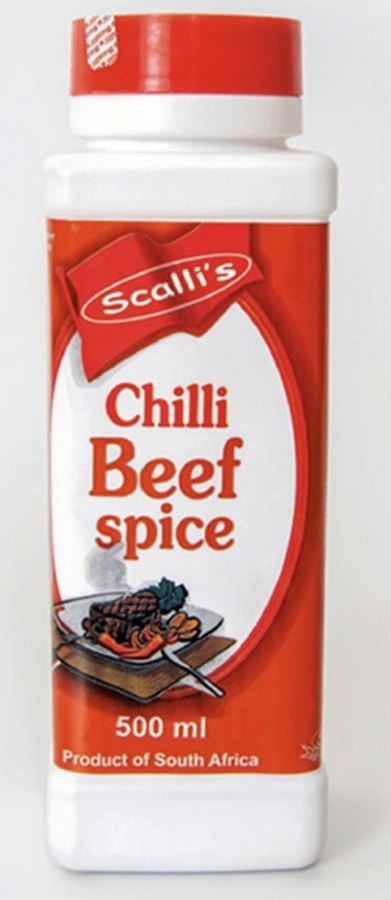 Scalli's Chilli Beef Spice Shaker 500Ml