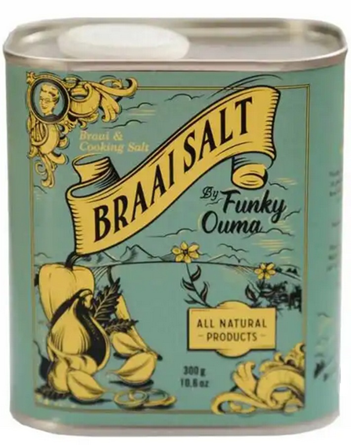 Funky Ouma Braai Salt Tin 300G