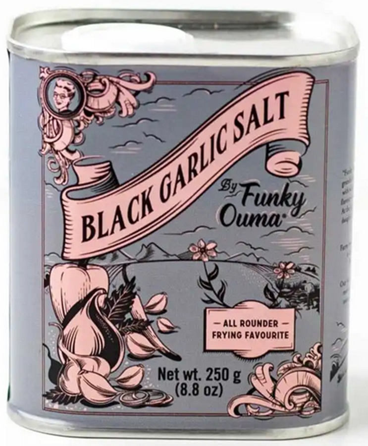 Funky Ouma Black Garlic Rub Tin 250G