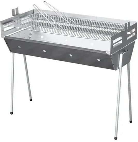 Chef Charcoal Leisure Stand Braai Stainless Steel