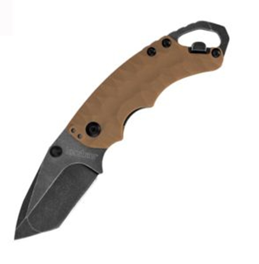 Kershaw Shuffle Ii Tanto Tan Hand Pocket Knife