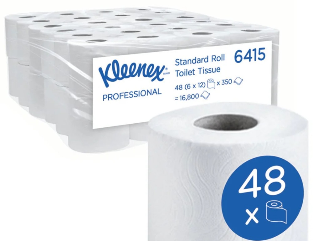 Kleenex Baby Soft Toilet Roll 2-Ply 4X12Pk
