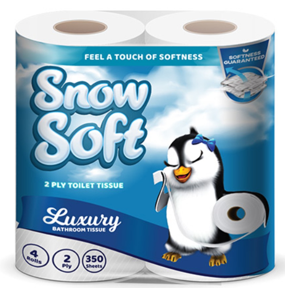 Snowsoft Toilet Paper 2-Ply 4Pk