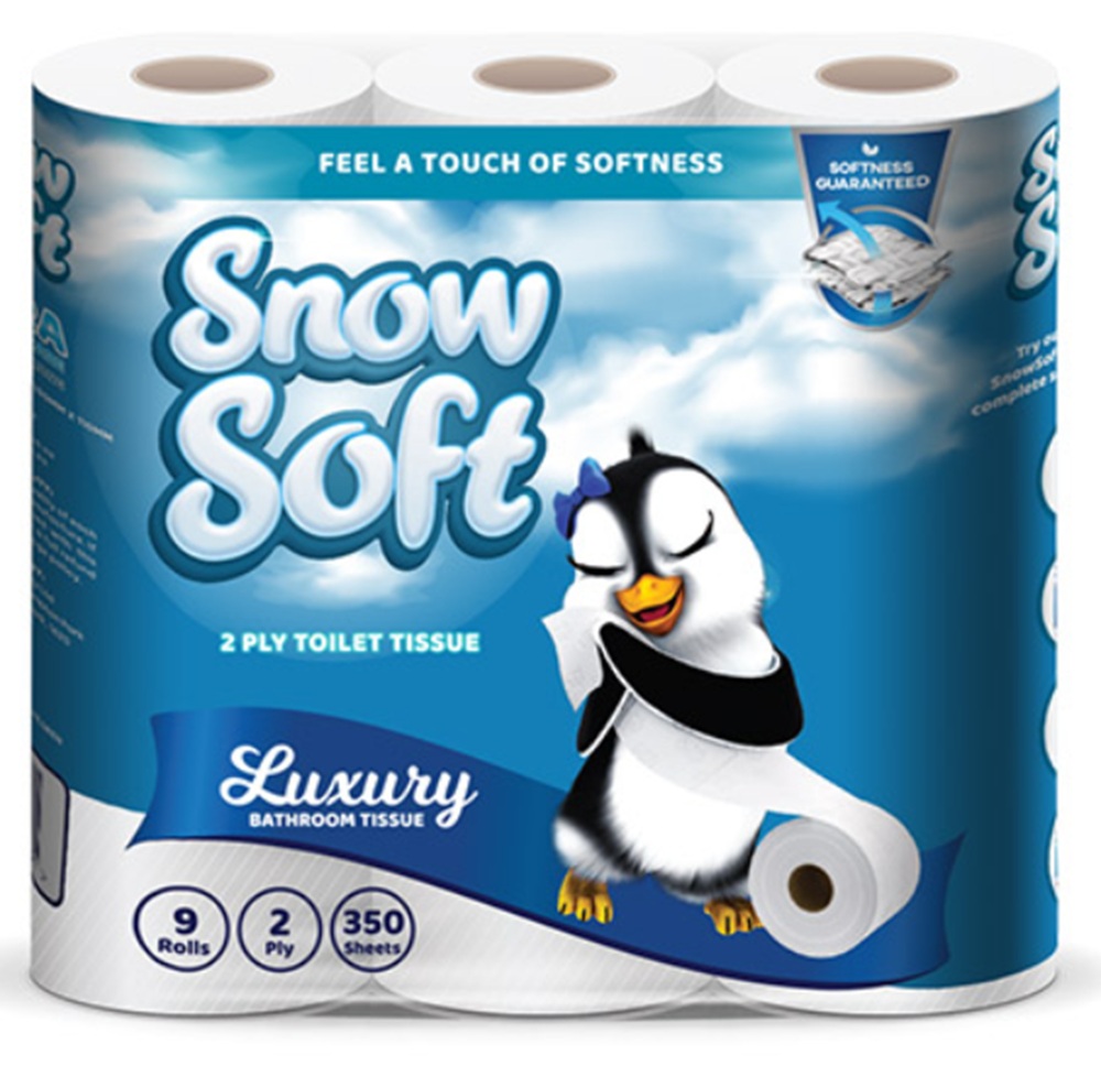 Snowsoft Toilet Paper 2-Ply 9Pk