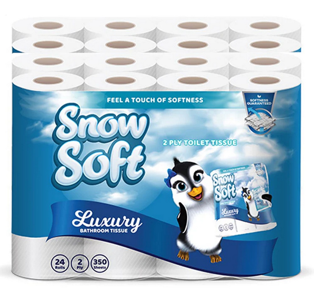 Snowsoft Toilet Paper 2-Ply 24Pk
