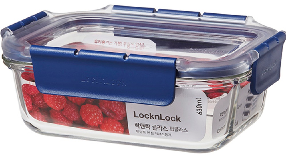 Lock N Lock Top Class Glass Rectangular 380Ml