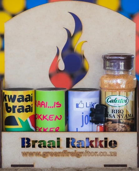 Green Fire Braairakkie Incl. Spices
