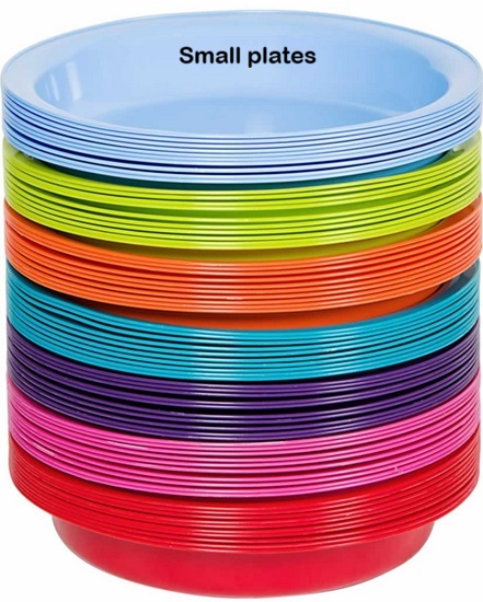 Buzz Party Side Plates Small Asstd. 10'S