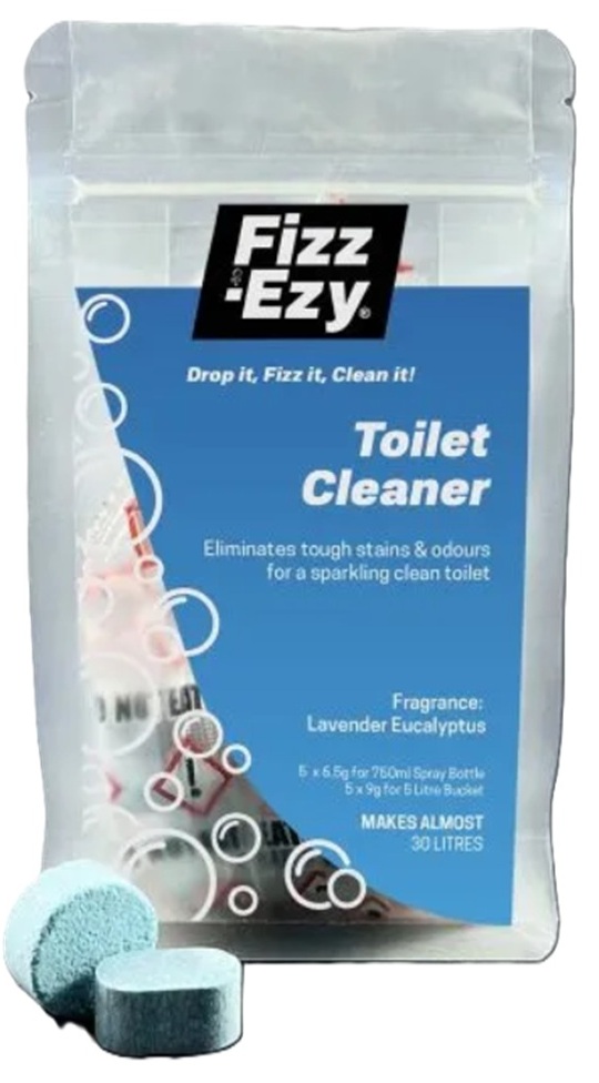 Fizz-Ezy Tabs Toilet Cleaner Blue <30L