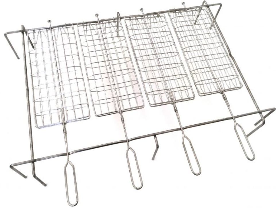 Flip 'N Braai Half Drum Braai Stainless Steel