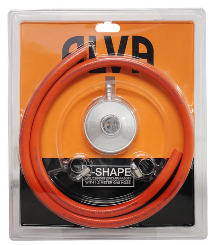 Alva L-Shape Regulator & Hose Blister Kit