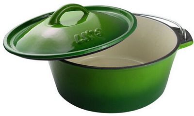Chef Potbake Green Enamel No.12 5Lt