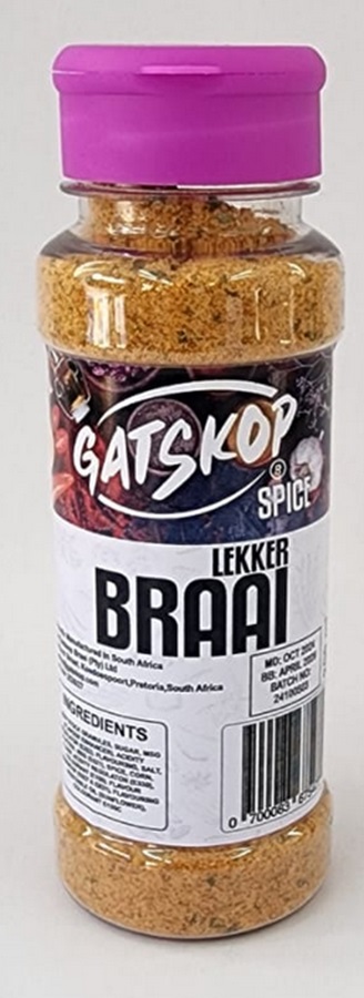 Gatskop Lekker Braai Spice 200Ml