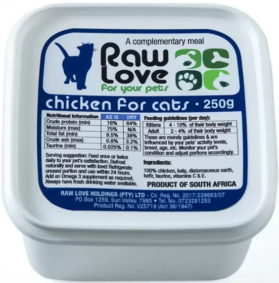 Raw Love Chicken 250G
