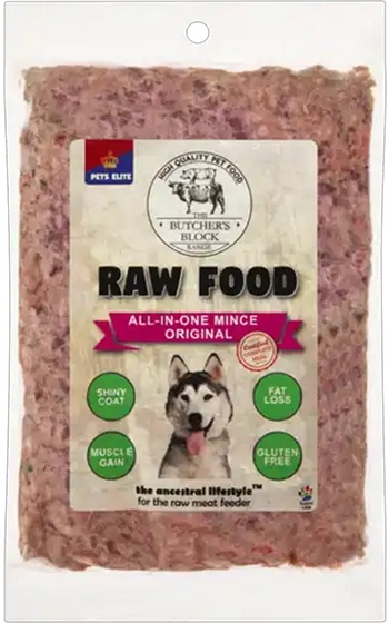 Pets Elite Raw All-In-One Mince Original 500G