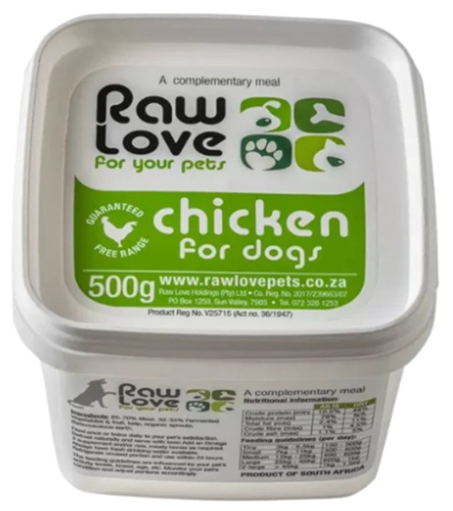 Raw Love Chicken 1Kg