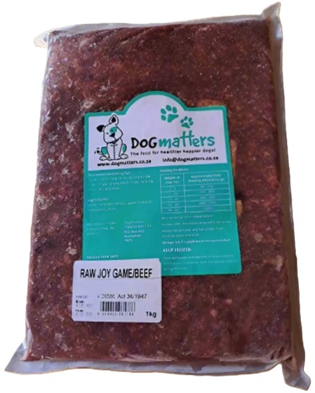 Dogmatters Raw Joy Game & Beef 1Kg