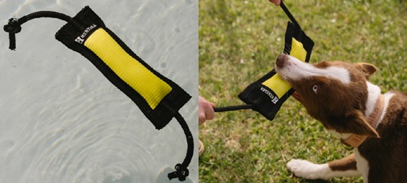 Huntlea Duplex Toy With Double Rope Tug Medium Yellow 60X8Cm