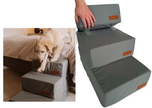 Huntlea Adjustable Premium Dog 2/3-Step 60Lx35Wx45Wcm