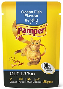 Pamper Adult Ocean Fish In Jelly 85G