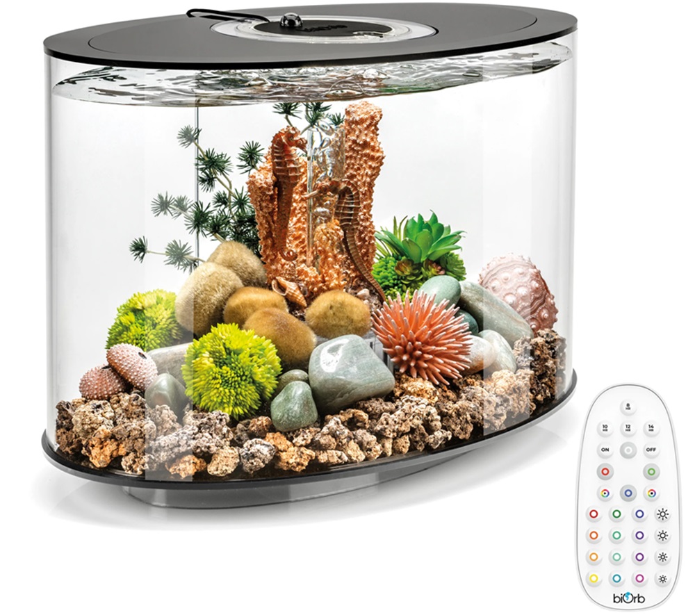 Biorb Aquarium Black Loop 15 With Mcr Lights