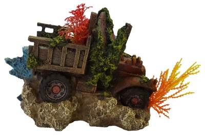 Akwa Decor Coral Pick-Up Truck 18X12X7Cm