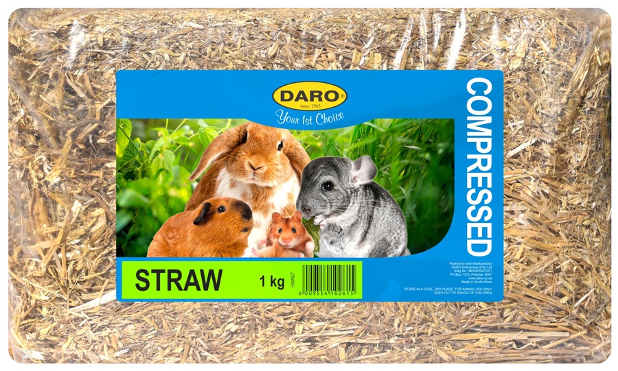 Daro Small Mammal Compressed Straw 1Kg