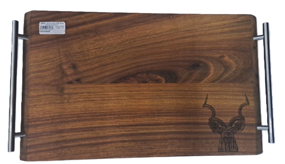 Dovetail Woodworks Kiaat Board W/Handles 50X15Cm