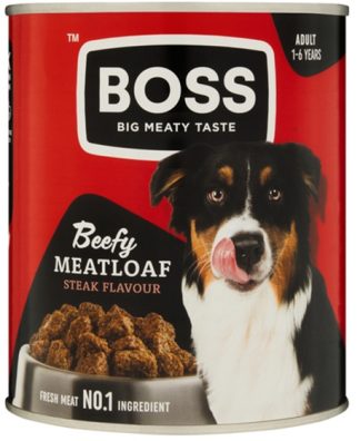 Boss Meatloaf Beefy Steak Flavoured Adult 820G