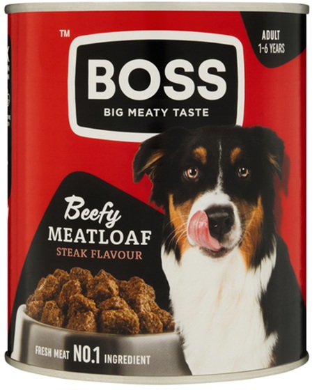 Boss Meatloaf Beefy Steak Flavoured Adult 820G