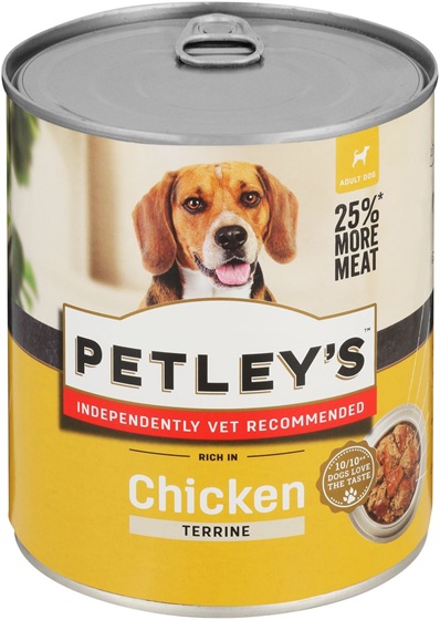 Petley's Adult Chicken Terreine Adult 775G