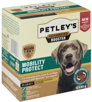 Petley's Advanced Booster Savoury Chicken Mobility Protect W/Gravy 85Gx12