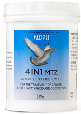 Medpet 4In1 Mtz Aqueous Soluble Powder 100G